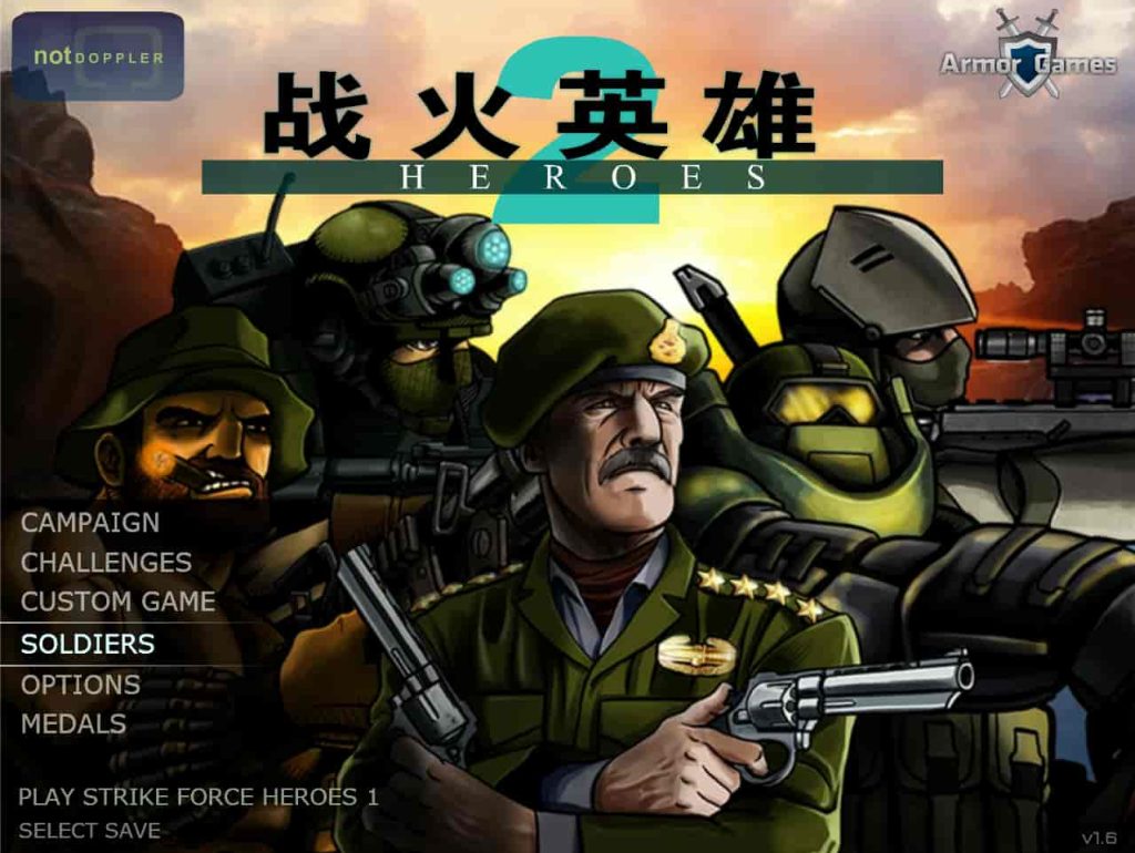 图片[1]-战火英雄2中文无敌版v1.6-老豆荚Oldpods