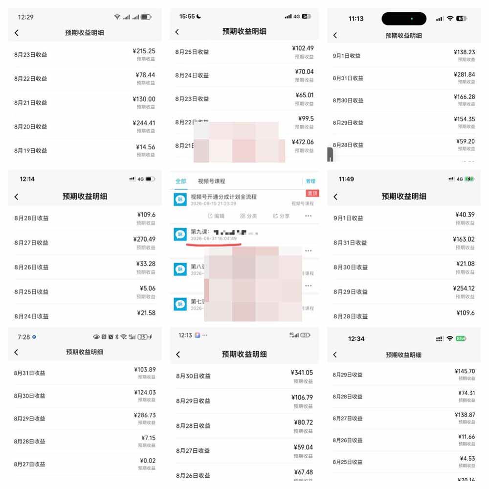 (20573期)某大佬卖980的视频号新玩法:拆解10大内容赛道+AI创作+涨粉开通,跑通广告分成变现,单日变现200+