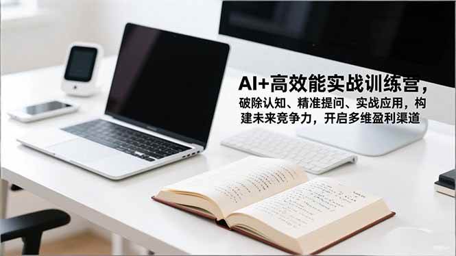 （16635期）AI+高效能实战训练营，破除认知、精准提问、实战应用，构建未来竞争力，开启多维盈利渠道