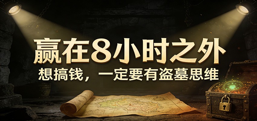 公众号付费文章《赢在8小时之外，想搞钱，一定要有盗墓思维》