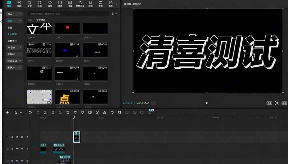 (20698期)B站 UP 主花费1个月时间,手搓了100款高质量剪映文字预设,效果真心不错,清喜已经用上了