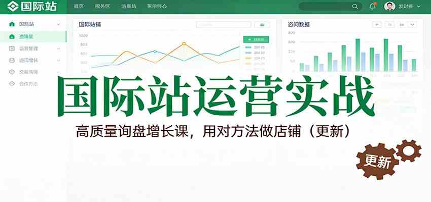 国际站运营实战，高质量询盘增长课，用对方法做店铺（更新）