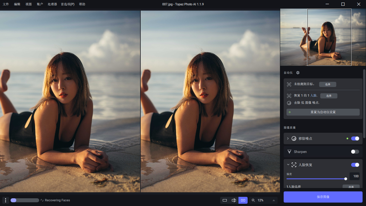 Ai图片降噪Topaz Photo Pro v1.5.0中文高级版