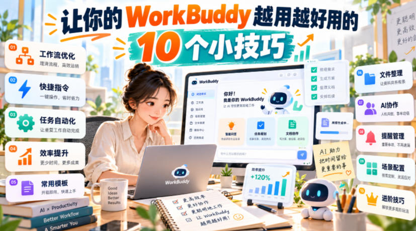 让你的 WorkBuddy 越用越好用的 10 个小技巧