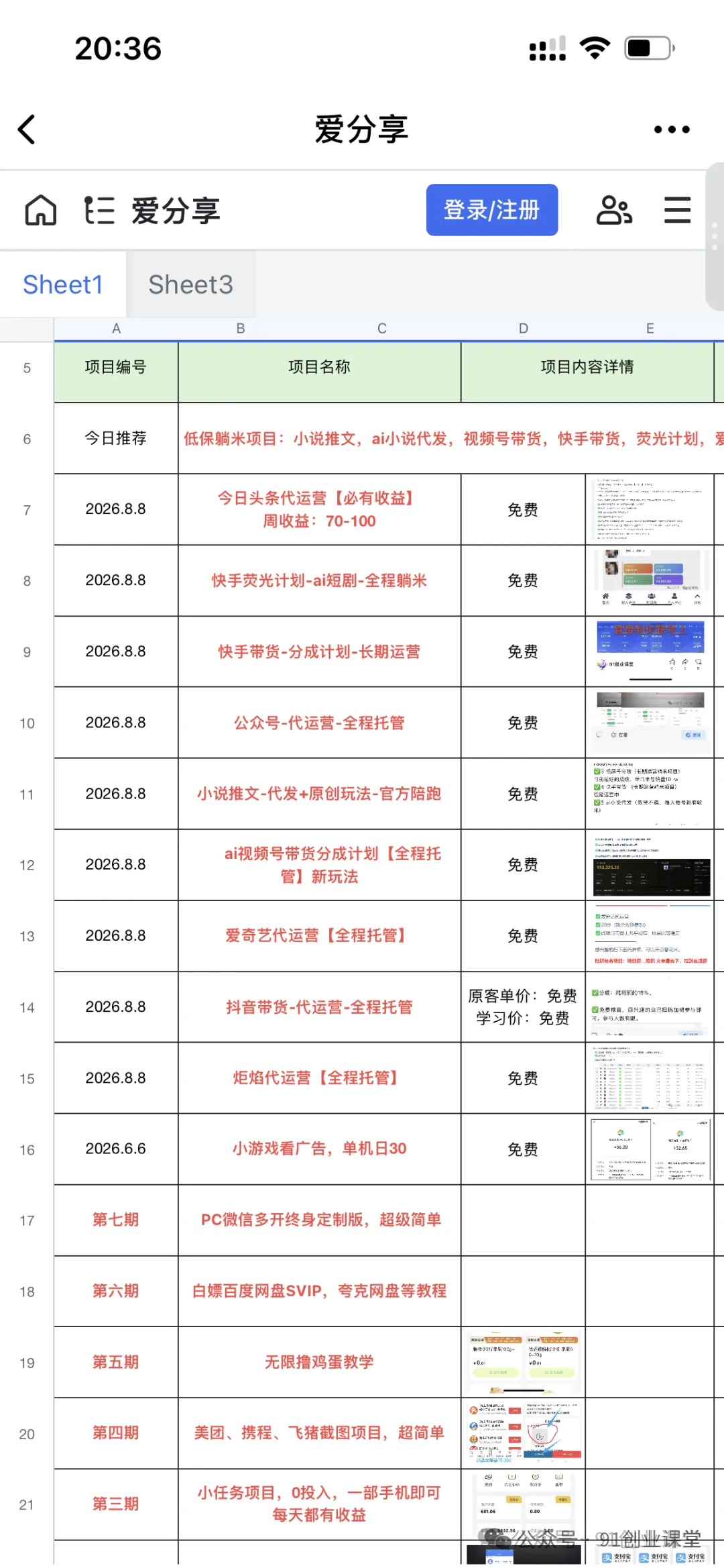 (20868期)9个必赚的小项目,超级无脑简单,百分百赚米的,副业首选,日收500+