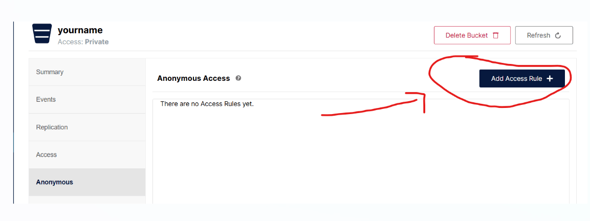 添加访问规则按钮
