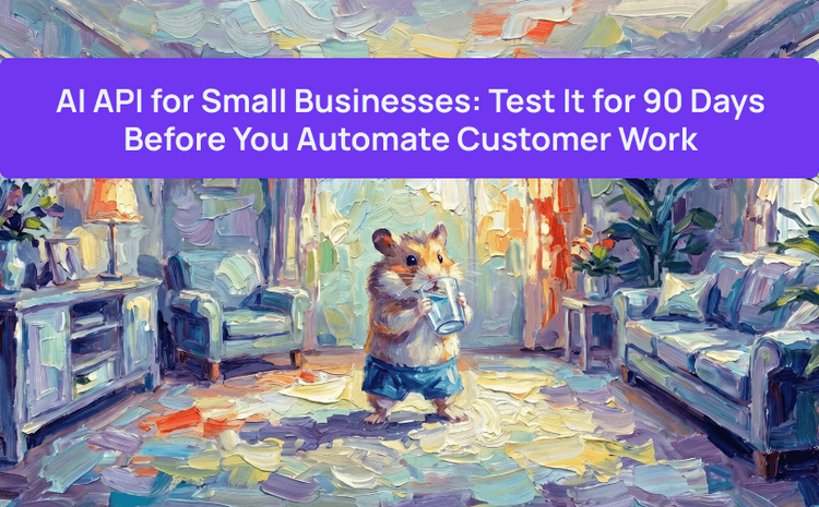 AI API for Small Businesses: Test for 90 days before automating customer tasks