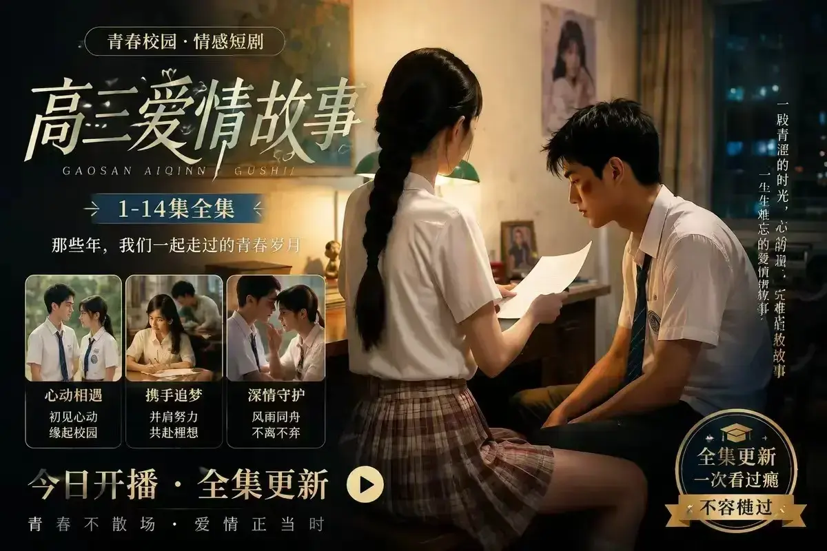 《B中爱情故事》全集完整版-4K HDR高清画质在线秒存-未删减误会篇-百度网盘免费看-B中爱情故事AI短剧天花板