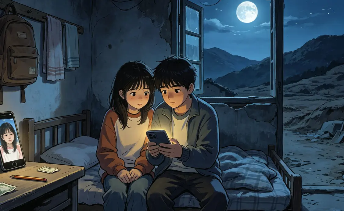 免费获取《我和我哥穷山恶水双子星》TXT文件，夏鹤鸣赚学费靠网恋，穷山恶水双子星精彩后续等你看！