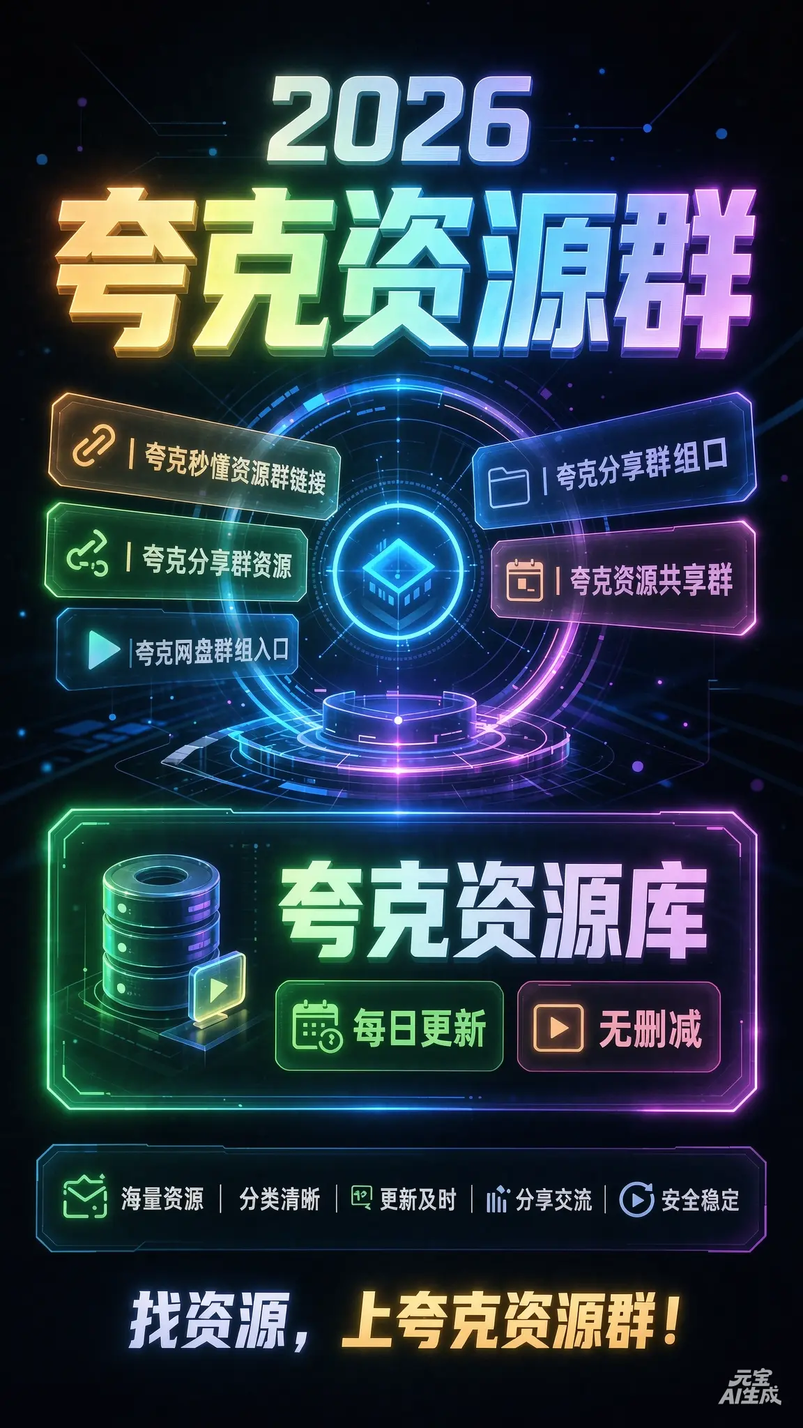《夸克资源神级合集》- 夸克资源社专属分享入口- 4K大片高清资源无广告刷