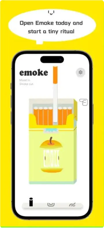 《Emoke：情绪烟卷》2026 官方版安装教程 - 支持安卓苹果鸿蒙全系统 - 软件类型：情绪日记 / 心理解压工具 - 模拟烟卷仪式情绪打卡 非真实抽烟隐喻工具 - 网盘一键下载安装 - 完全免费