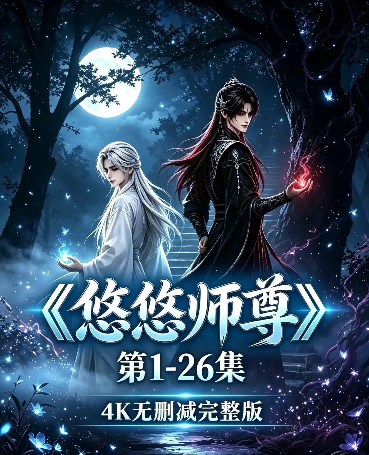 《悠悠师尊》全26集免费看，疯批逆徒与清冷师尊双向救赎，嗑点满满！穿书师尊和黑化魔尊的仙侠故事，快来无广告在线观看！